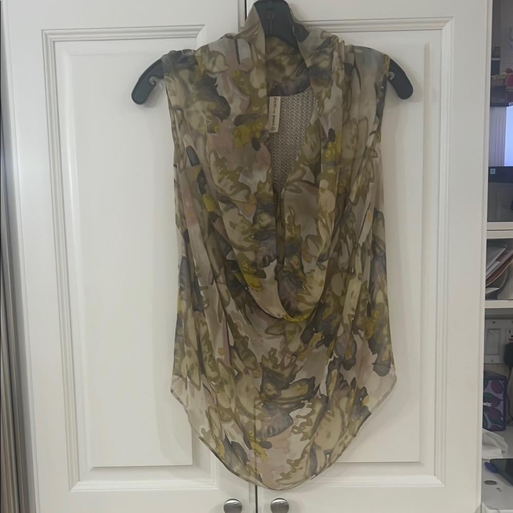 Maggie Ward Silk & Linen Sleeveless Blouse  S